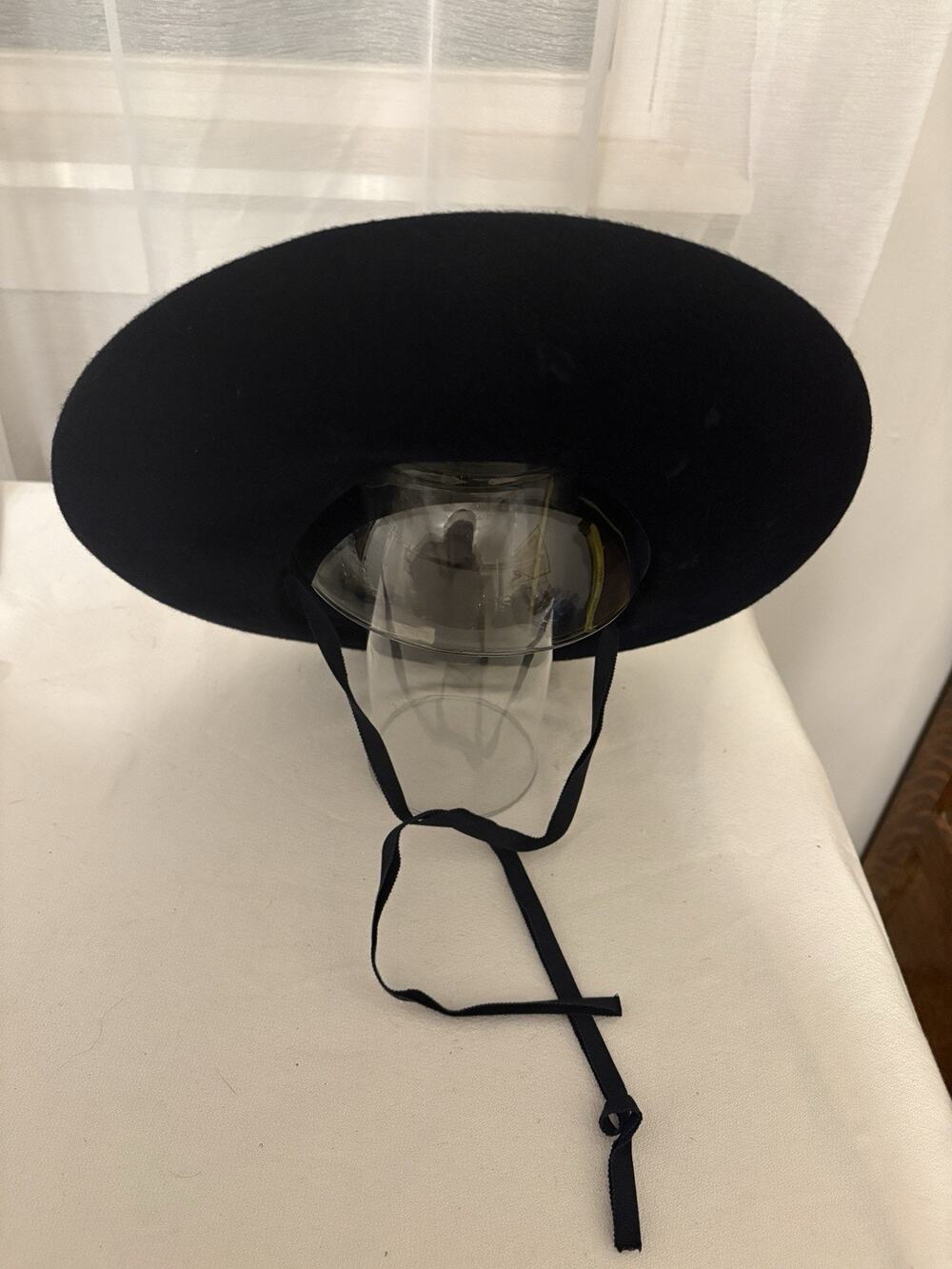 VTG Black Hat TNLee 100% Wool Union Made Neumann Endler Inc Millinery USA